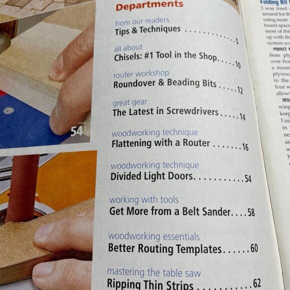 Woodsmith Woodworking Magazine u Vol 38 Issue 228 Dec Jan 2017 Router Technique - Picture 4 of 8